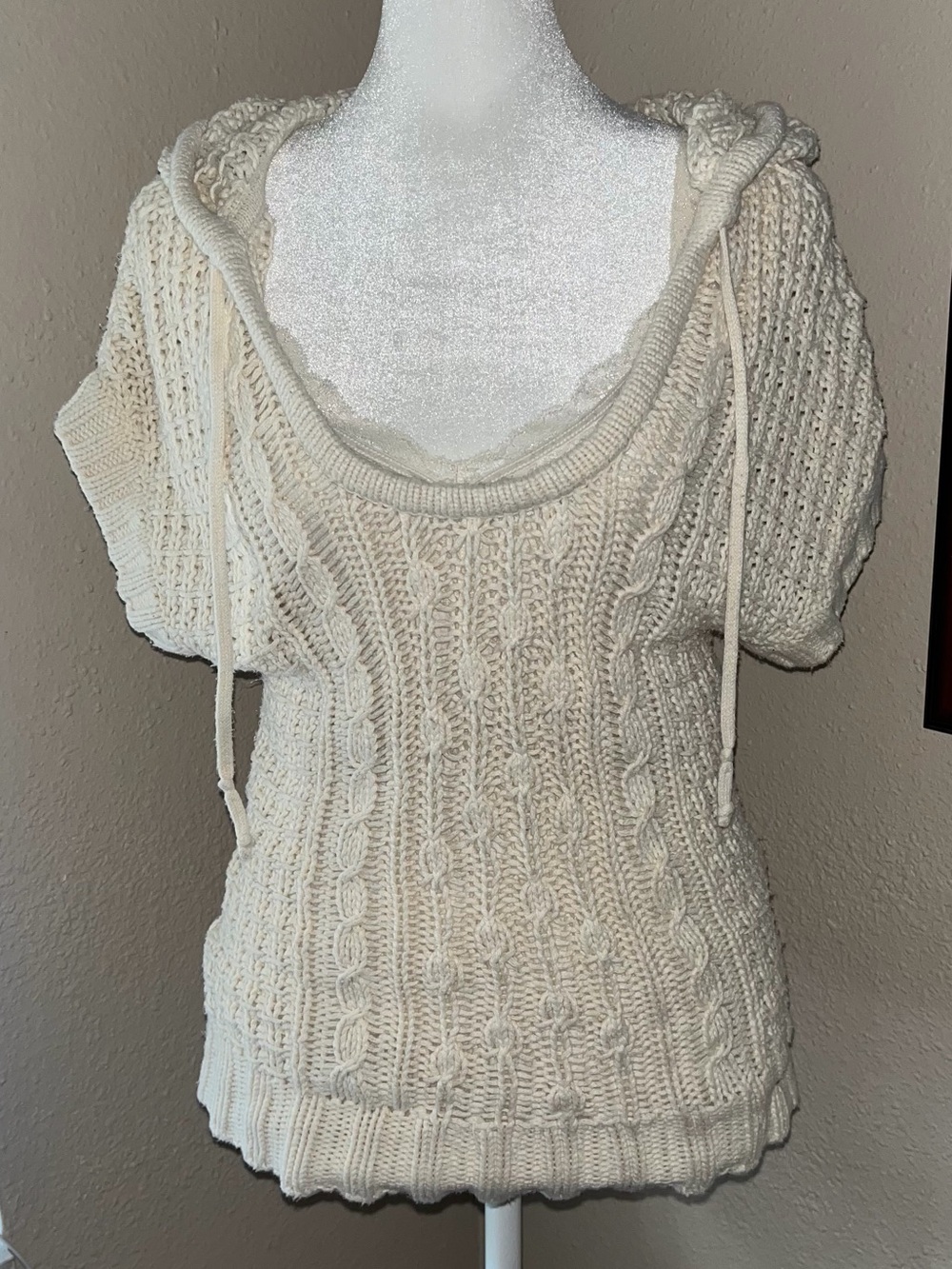 Vintage Y2K Hollister 2000s Knit Hooded Sweater